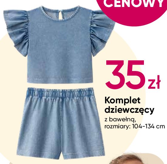 Komplet dziewczęcy 104-134 cm promocja