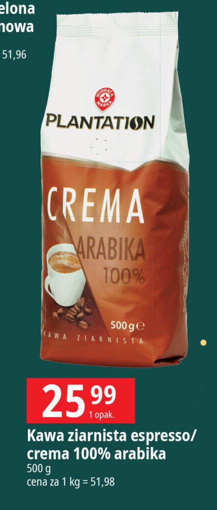 Kawa espresso arabica Wiodąca marka plantation promocja w Leclerc