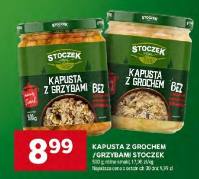 Kapusta z grzybami Stoczek promocja w Stokrotka