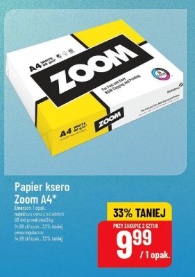 Papier ksero Zoom A4 promocja w POLOmarket