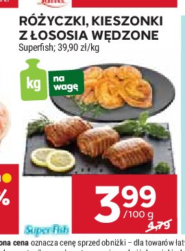 Kieszonki z łososia Superfish promocja