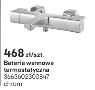 Bateria wannowa termostatyczna GoodHome Teesta promocja w Castorama