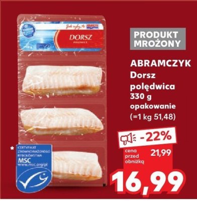 Dorsz polędwica 350 g promocja w Kaufland
