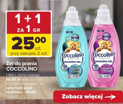 Żel do prania różne rodzaje promocja w Carrefour