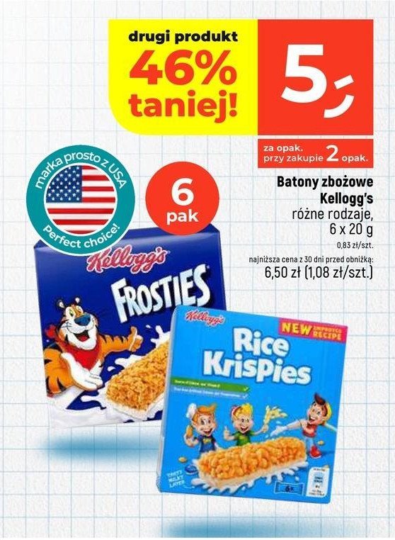 Batony frosties KELLOGG'S promocja