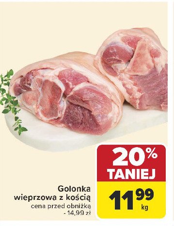 Golonka wieprzowa z kością promocja