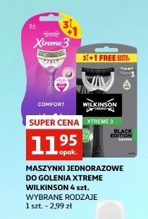 Maszynka do golenia Wilkinson xtreme 3 black edition promocja