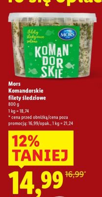 Komandorskie filety śledziowe promocja w Lidl