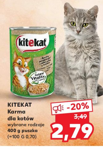 Karma dla kota kaczka Kitekat promocja