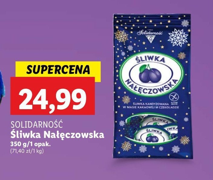 Śliwka nałęczowska Solidarność promocja