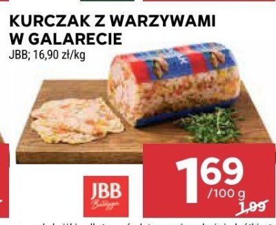 Kurczak z warzywami w galarecie JBB promocja w Stokrotka