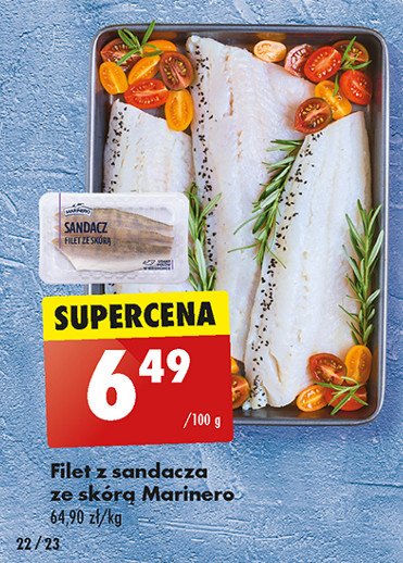 Filet z sandacza ze skórą Marinero promocja