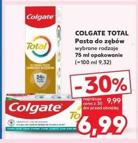 Pasta do zębów anti tartar Colgate total promocja