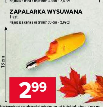 Zapalarka wysuwana promocja