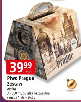 Piwo Prague Zestaw Amka promocja w Leclerc