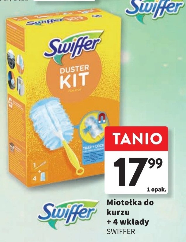 Miotełki do kurzu wymienne wkłady Swiffer promocja w Intermarche