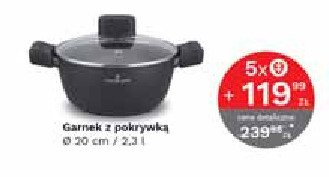 Garnek z pokrywką nero 20 cm Zwieger promocja w Stokrotka