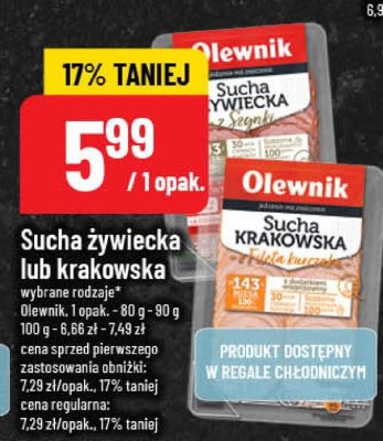 Sucha krakowska Olewnik promocja w POLOmarket