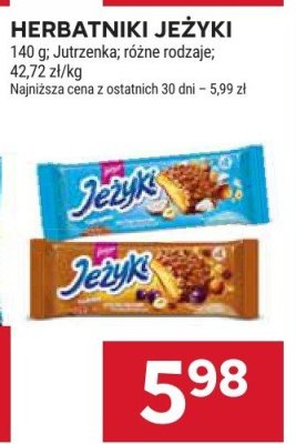 Herbatniki Jeżyki promocja w Stokrotka
