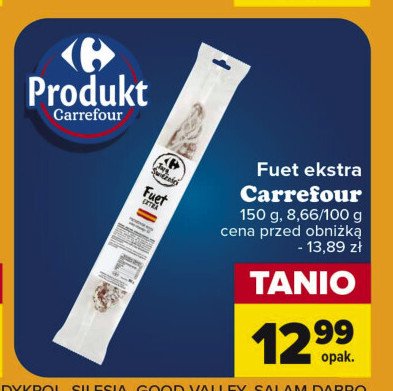 Fuet Carrefour targ świeżości promocja