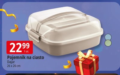 Pojemnik na ciasto Dajar promocja w Leclerc