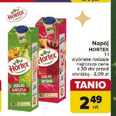 Sok jabłko-gruszka Hortex promocja