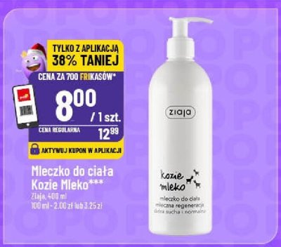 Mleczko do ciała Ziaja Kozie Mleko promocja w POLOmarket
