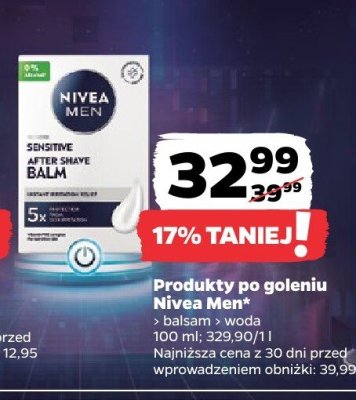 Produkty po goleniu Nivea Men promocja w Netto