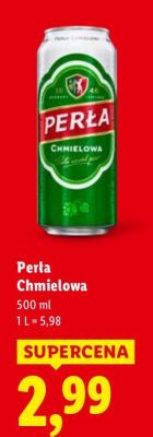 Piwo Perła Chmielowa promocja w Lidl