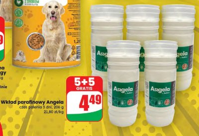 Wkład parafinowy Angela 5+5 gratis promocja w Dino