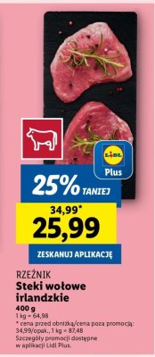 Stek z irlandzkiej wo艂owiny Rze藕nik codzienna dostawa promocja