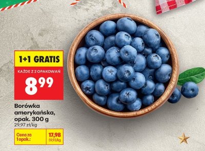Borówka amerykańska promocja w Biedronka