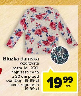 Bluzka damska wzorzysta rozm. m-xxl promocja