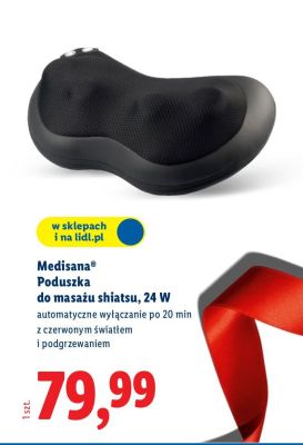 Poduszka do masażu shiatsu  promocja w Lidl