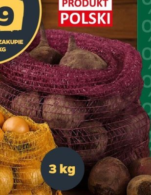 Burak czerwony worek 3 kg promocja w Netto