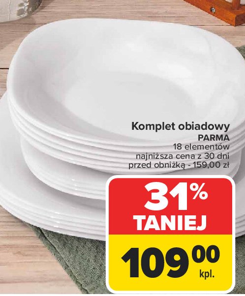 Komplet obiadowy parma promocja