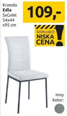 Krzesło Edla promocja w Black Red White