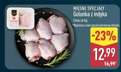 Golonka z indyka promocja w Aldi