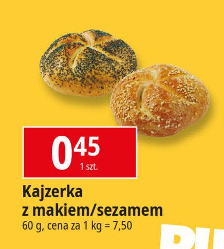 Kajzerka z sezamem promocja