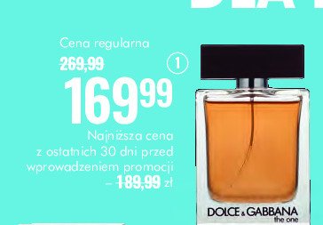 Woda perfumowana Dolce&gabbana the one promocja
