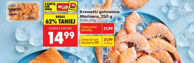 Krewetki gotowane Marinero, 250 g promocja w Biedronka