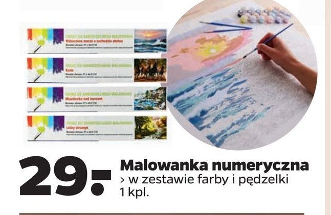 Malowanka numeryczna promocja