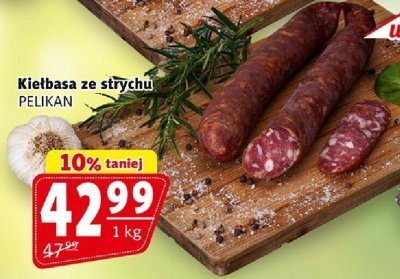 Kiełbasa ze strzychu PELIKAN promocja w Prim Market