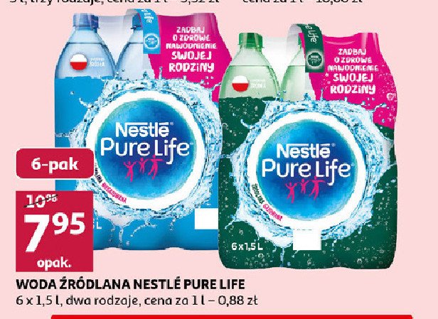 Woda niegazowana Nestle pure life promocja