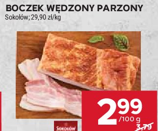 Boczek parzony wędzony Sokołów promocja