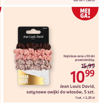 Satynowe owijki do włosów Jean louis david promocja w Rossmann