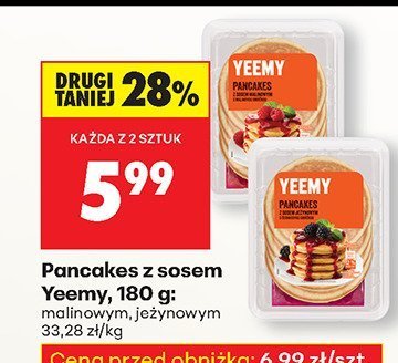 Pancakes z sosem malinowym promocja w Biedronka