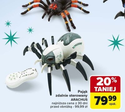 Pająk zdalnie sterowany ARACHNO promocja w Carrefour