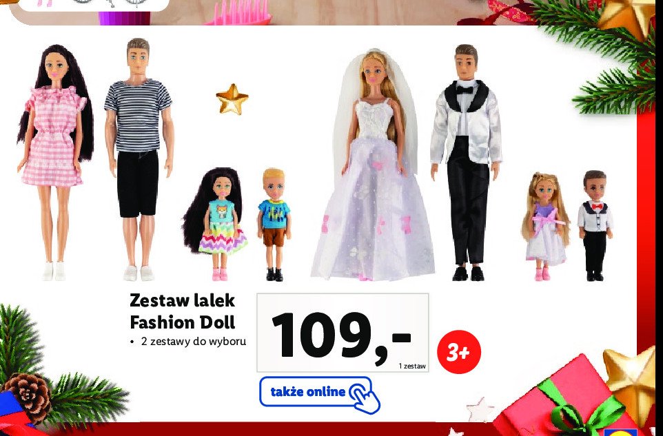 Zestaw lalek fashion doll promocja