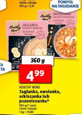 Orkiszanka jab艂kowo cynamonowa Healthy mind promocja
